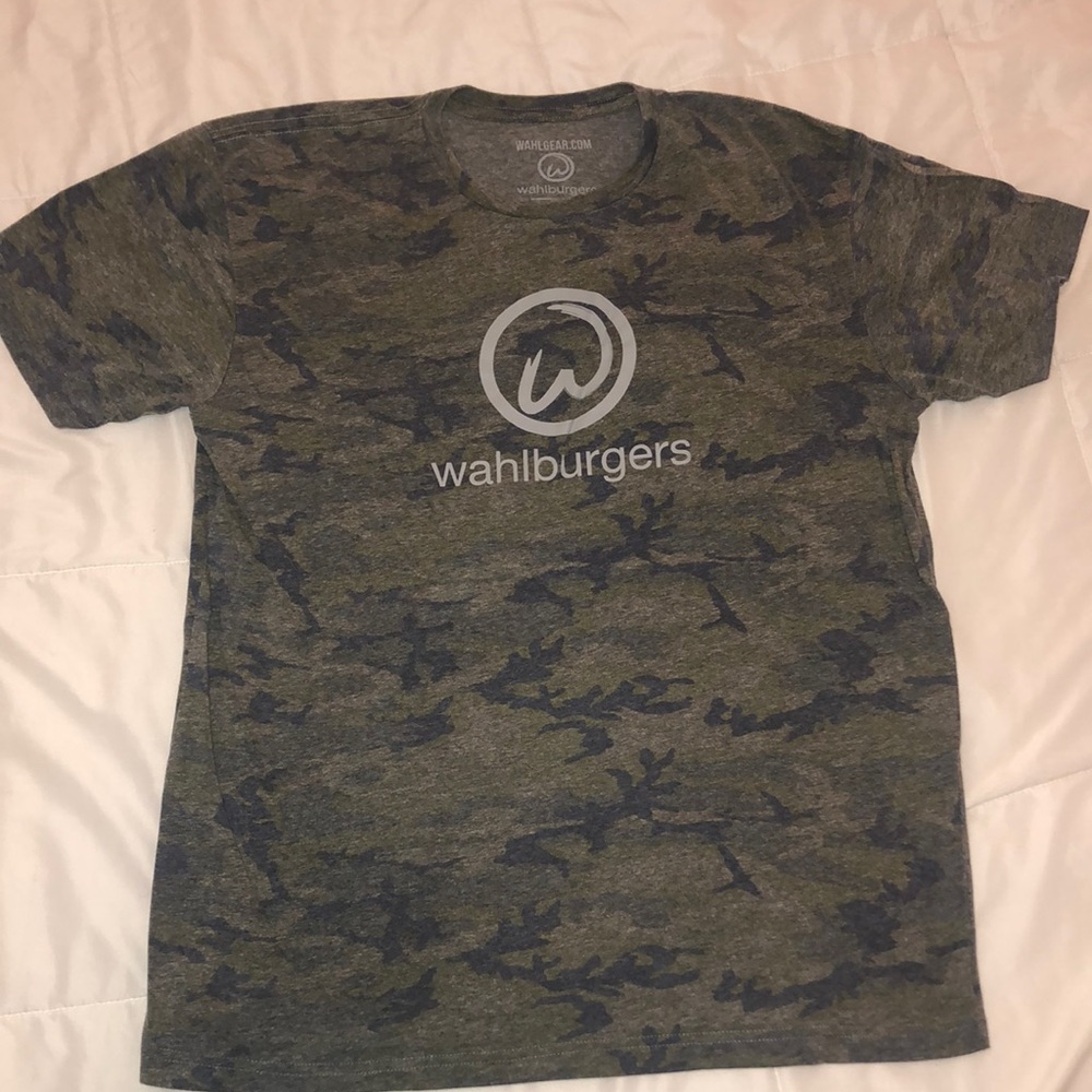 Men's Camo Short Sleeve Logo Tee - Green